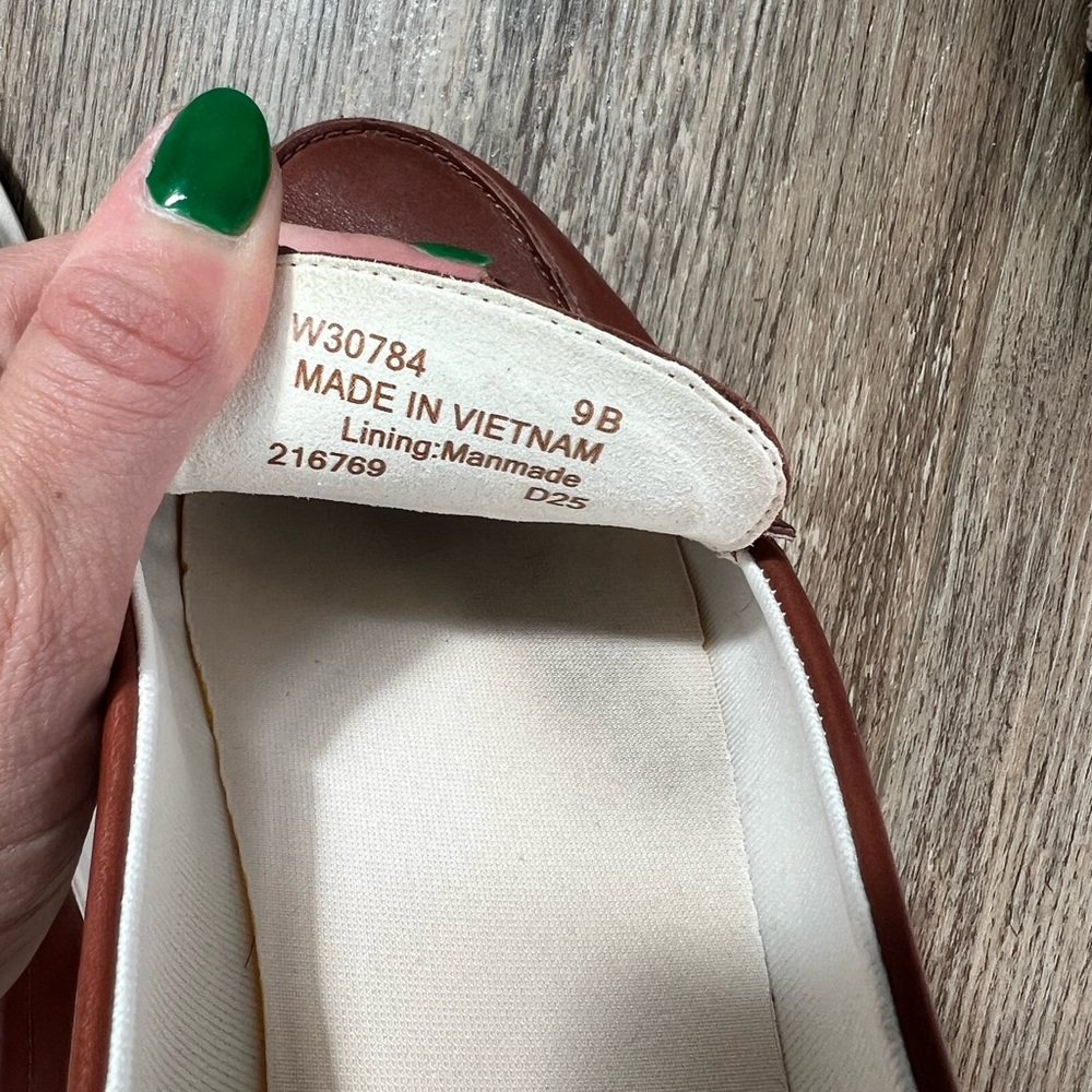 Cole Haan Tan Leather Penny Loafers - Picture 6 of 6